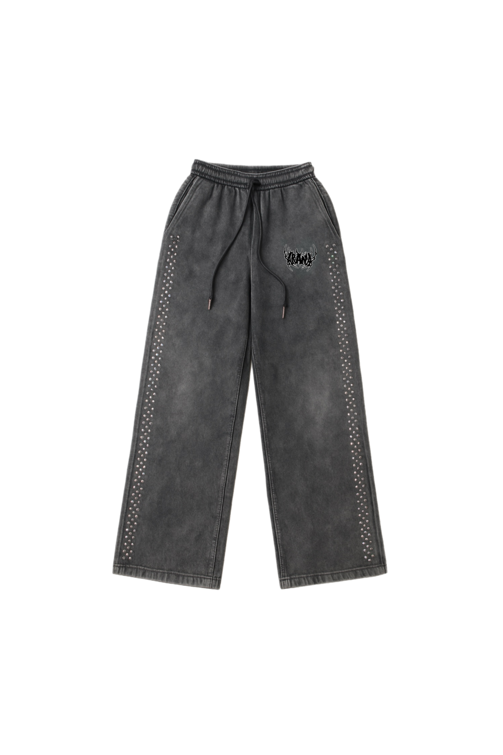 Stonewash Rhinestone Black