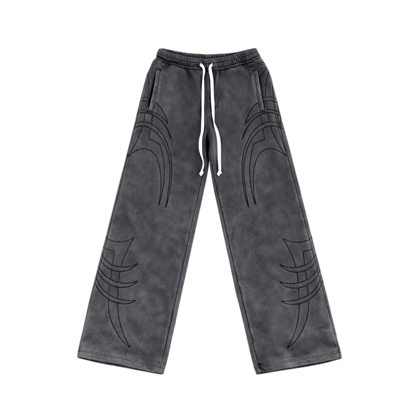 Araña Stone Black Padded Pants