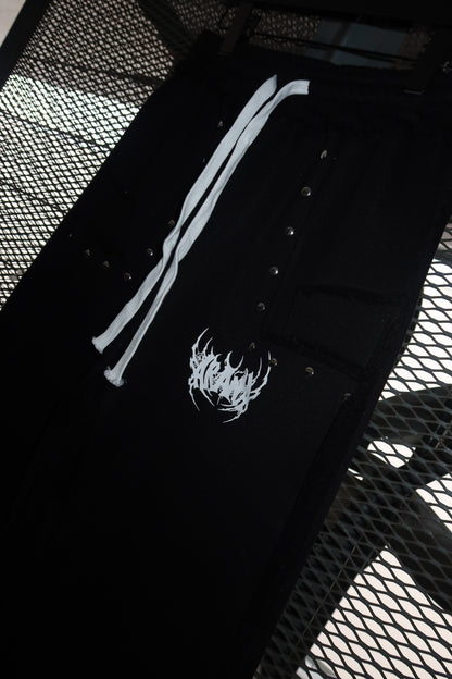 Black Studded Pants