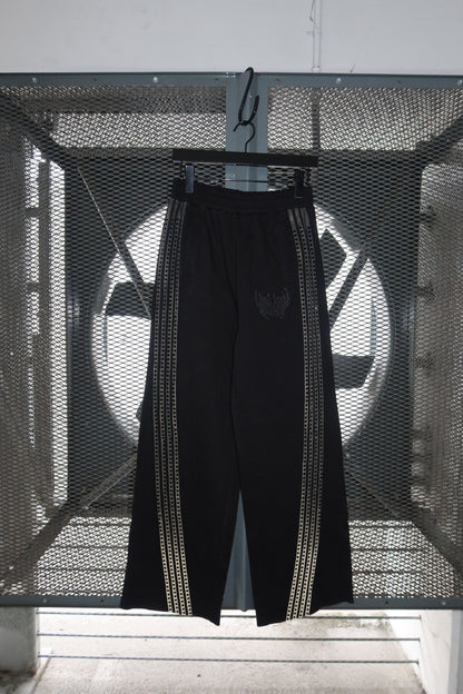 Rhinestone Stripe Pants Ombré