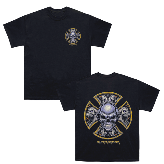 Araña Maniac Skull Front and Back