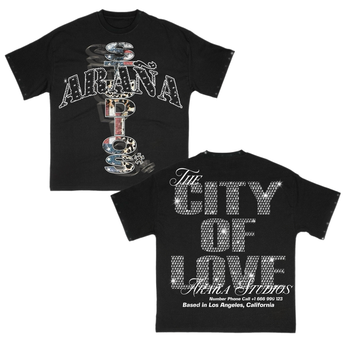 City Of Love Tee Rhinestone
