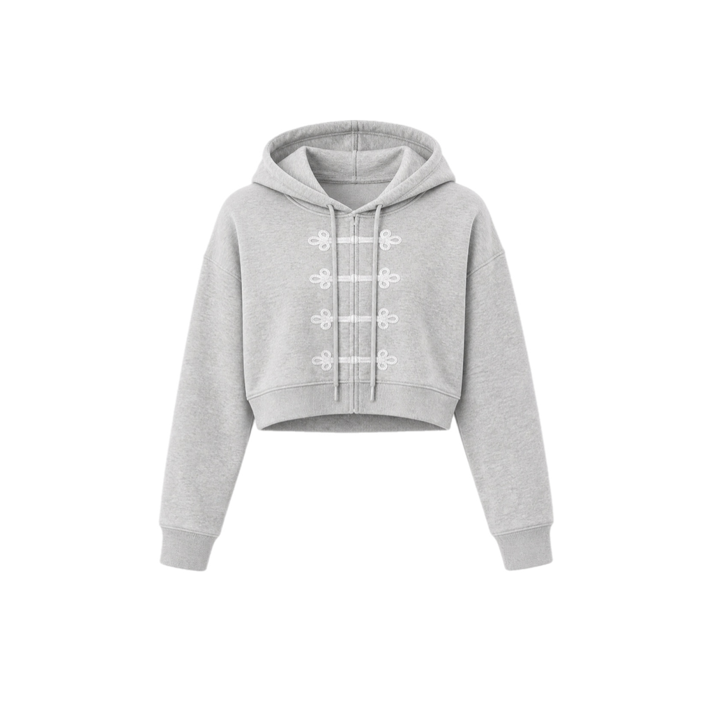Women Grey Zip-up Jacket