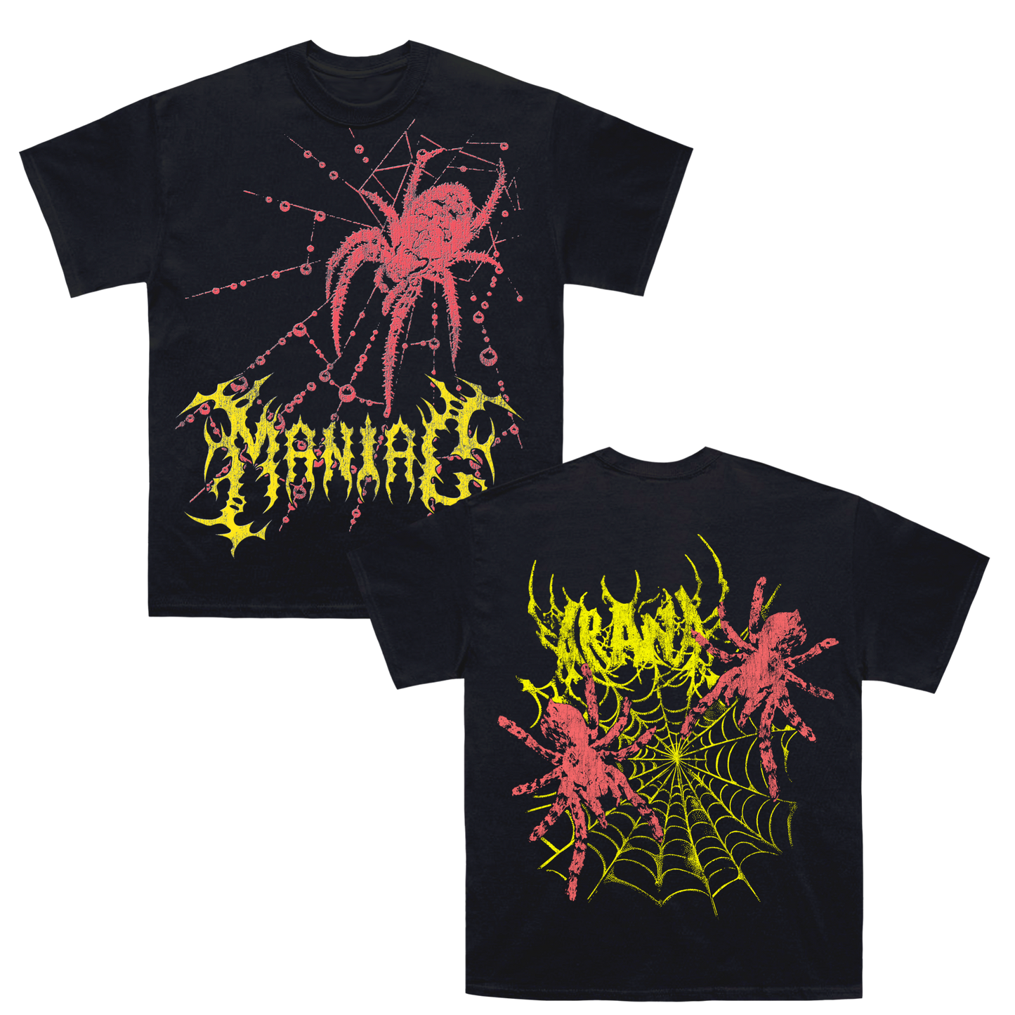 Araña Maniac Spider Front and Back
