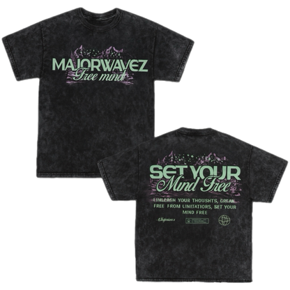 Front + Back Mind StoneWash Tee