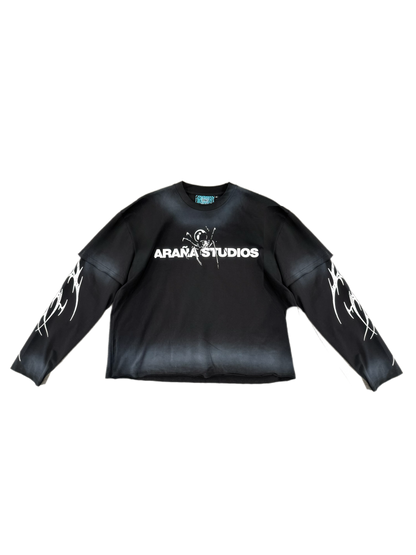 Araña Airbrush White Tee