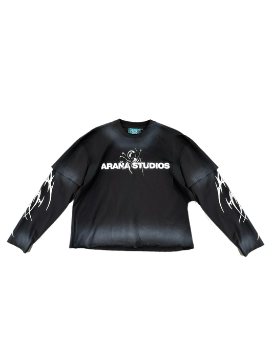 Araña Airbrush White Tee