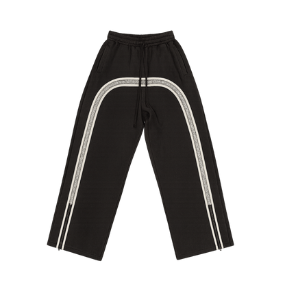 Black Pearl Diamond Mesh Pants